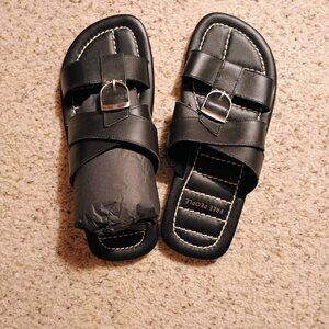 New with box Free people leather sandals size 8.5.